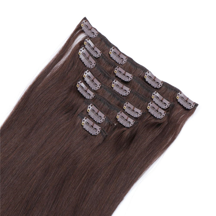 china 24 inch remy clip on hair extesion manufacturers QM144